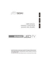 Seiki SE39HE02 Manual de usuario