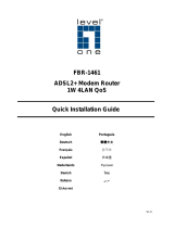 LevelOne ADSL2 FBR-1461 Manual de usuario