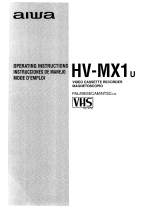 Aiwa HV-MX1u El manual del propietario