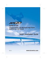 Korenix JetNet 5710G Series Quick Installation Manual