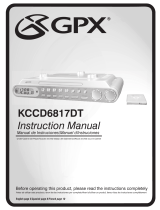 GPX KCCD6817DT Manual de usuario