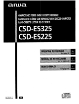 Aiwa CSD-ES225 Operating Instructions Manual