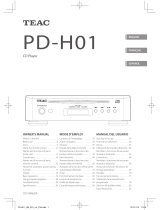 TEAC PD-H01 El manual del propietario