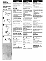 Aiwa CR-D90 Instrucciones de operación