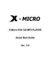 X-Micro EVA 120 Guía de inicio rápido