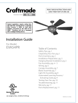 Ellington EVA54PR Guía de instalación