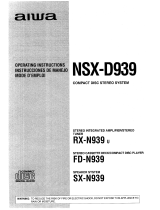 Aiwa NSX-D939 El manual del propietario
