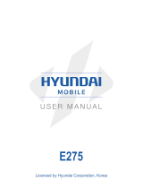 Hyundai E275 Manual de usuario