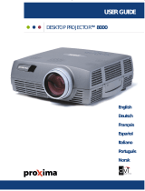 Proxima DP8000 Manual de usuario