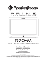 Rockford Fosgate R70-M Manual de usuario