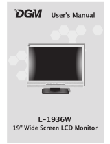DGM L-1936W Manual de usuario