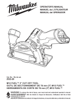 Milwaukee M12 Fuel 2522-20 Manual de usuario
