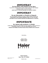 Haier HC92F Manual de usuario