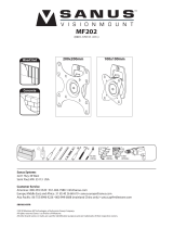 Sanus Systems VisionMount MF202 Manual de usuario