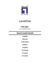 LevelOne ServCon FPS-3003 Manual de usuario