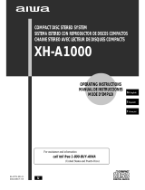 Aiwa XH-A1000 Operating Instructions Manual