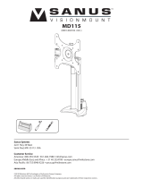Sanus VisionMount MD115 Manual de usuario