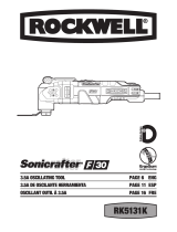 Rockwell Sonicrafter F30 RK5131K Manual de usuario
