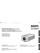 Sanyo VCC-WD8574 Manual de usuario