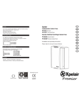 Xpelair Premier DX200T and Installation And Operating Instructions Manual