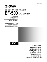 Sigma EF-500 DG SUPER Manual de usuario