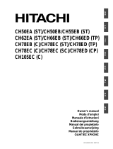 Hitachi CH78EC (SC) El manual del propietario
