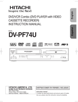 Hitachi DV PF74U Manual de usuario
