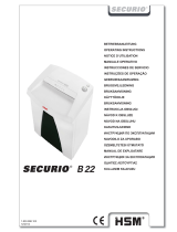 HSM Securio B22 5.8mm Instrucciones de operación