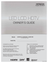 Hitachi LE24K318E El manual del propietario