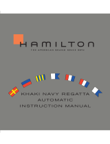 Hamilton Khaki Navy Regatta Automatic Manual de usuario