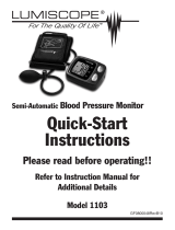 Lumiscope 1103 Quick Start Instructions
