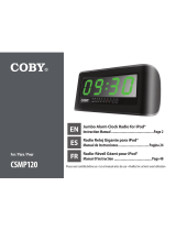 Coby CSMP120BLK Manual de usuario