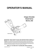 MTD Series 462 Manual de usuario