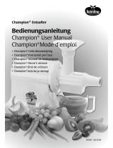 Champion Entsafter Manual de usuario