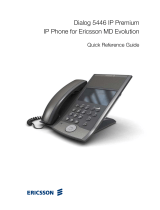 Ericsson Dialog 5446 Quick Reference Manual