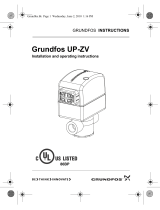 Grundfos UP-ZV Installation And Operating Instructions Manual