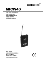 HQ Power MICW43 Manual de usuario