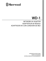 Sherwood WD-1 Operating Instructions Manual