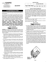 Little GIANT 500-APCP El manual del propietario