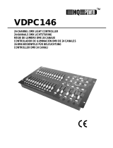 HQ Power 24-channel DMX light control panel Manual de usuario