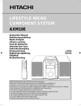 Hitachi AXM10E Manual de usuario