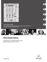 Behringer Pro Mixer DX626 Guía de inicio rápido