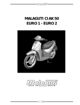 Malaguti CIAK 50 EURO 2 Manual de usuario