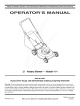 MTD 11A-414E729 Manual de usuario