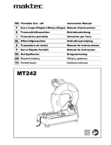 Maktec MT242 Manual de usuario