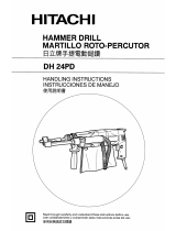 Hitachi DH 24PD Handling Instructions Manual