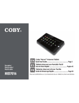 Coby MID7016 El manual del propietario