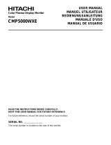 Hitachi CMP5000WXE Manual de usuario