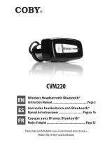 Coby CVM220 Manual de usuario