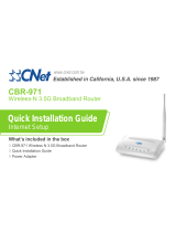 CNET CBR-971 Quick Installation Manual